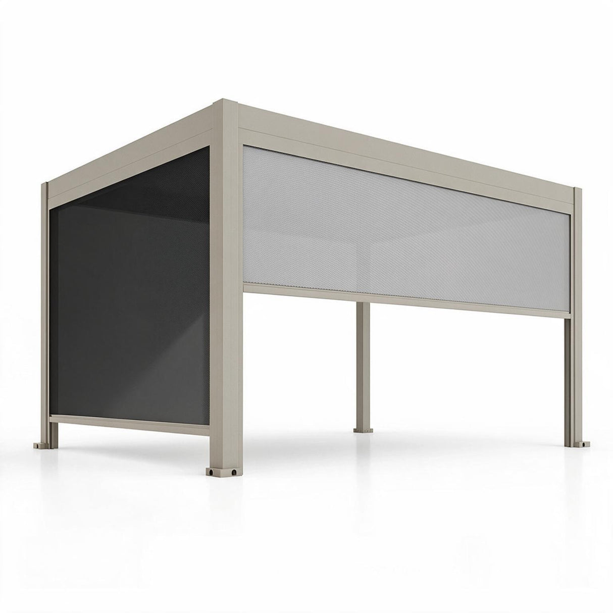 Sichtschutz-Rollo für SkyShade Pro – 3 m Seidengrau