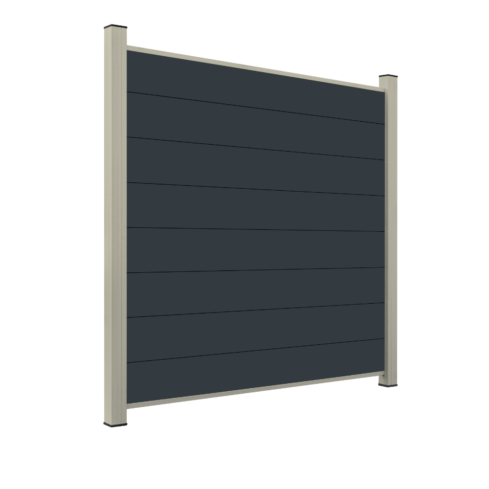 ModuLine ALU-Zaunprofil Komplettset MARIO / Anthrazit