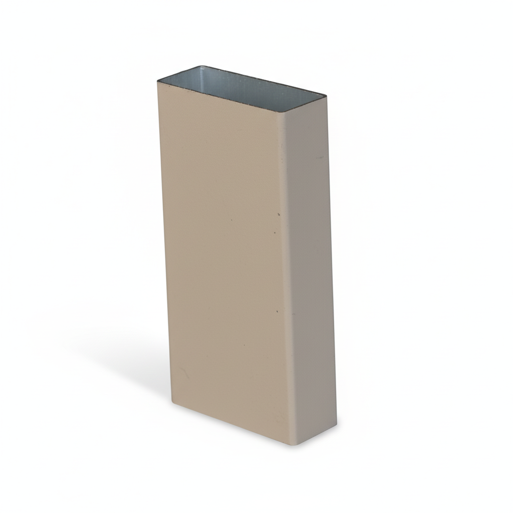 Muster ModuLine Aluzaun MARIO Rechteck schmal, Seidengrau