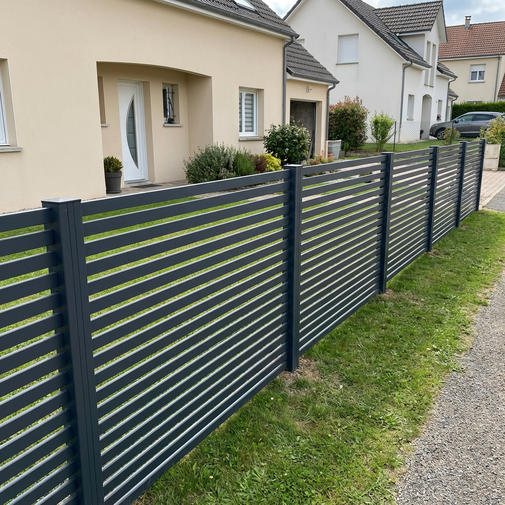 ModuLine Aluzaun MARIO Rechteck schmal, Anthrazit