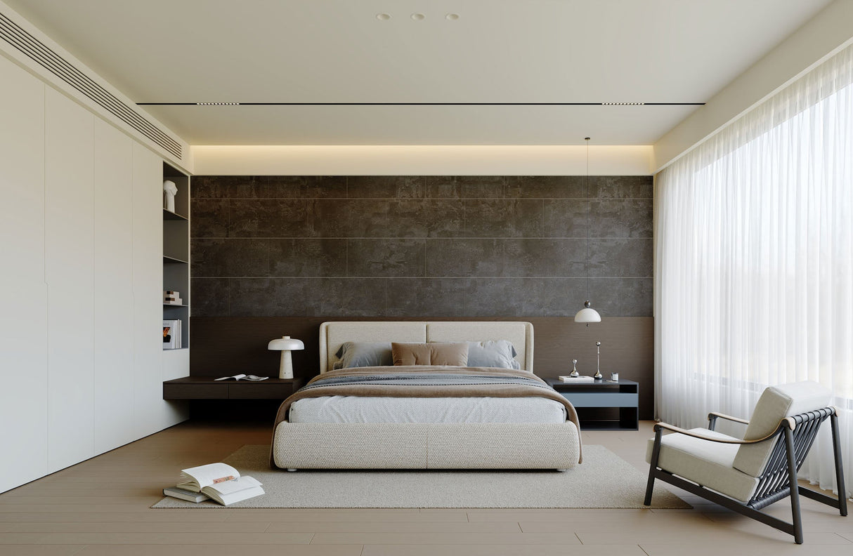 SPC-Wandverkleidung Dunkelbraun 800x400mm - Inhalt 1,92m²