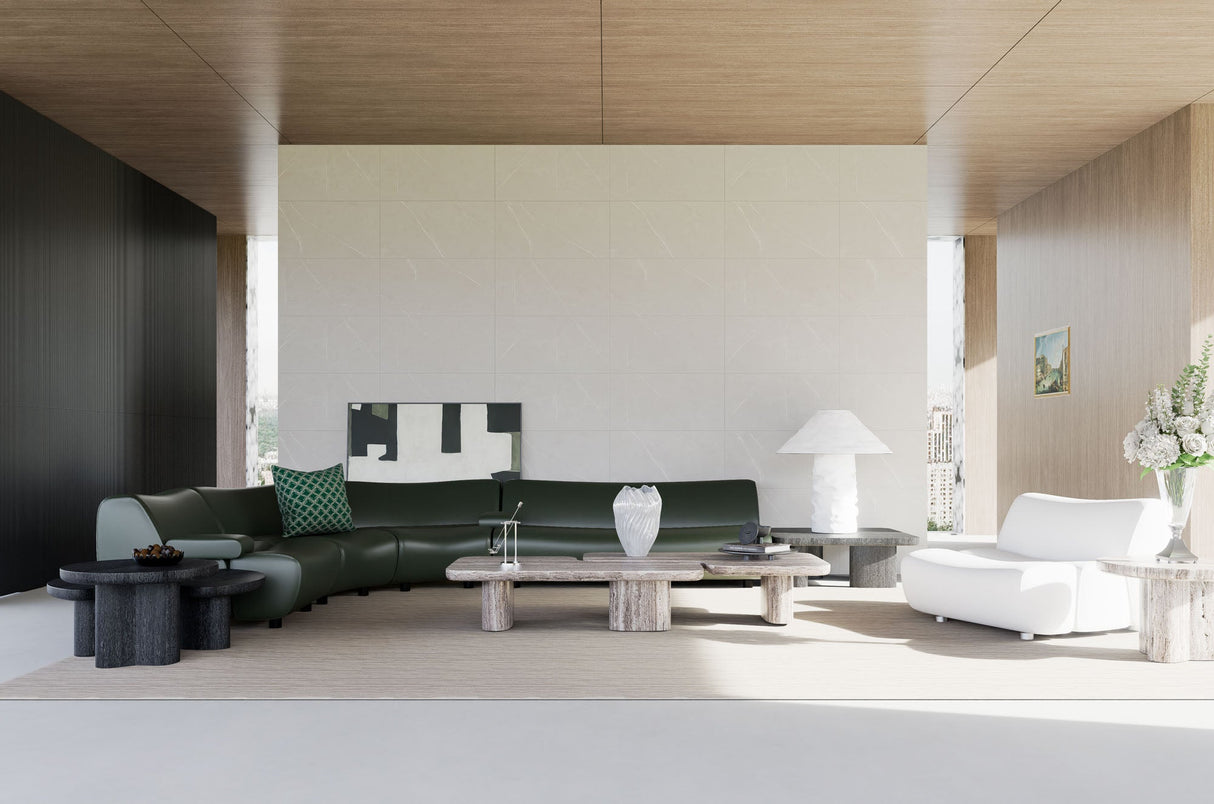 SPC-Wandverkleidung Beige Grau 800x400mm - Inhalt 1,92m²