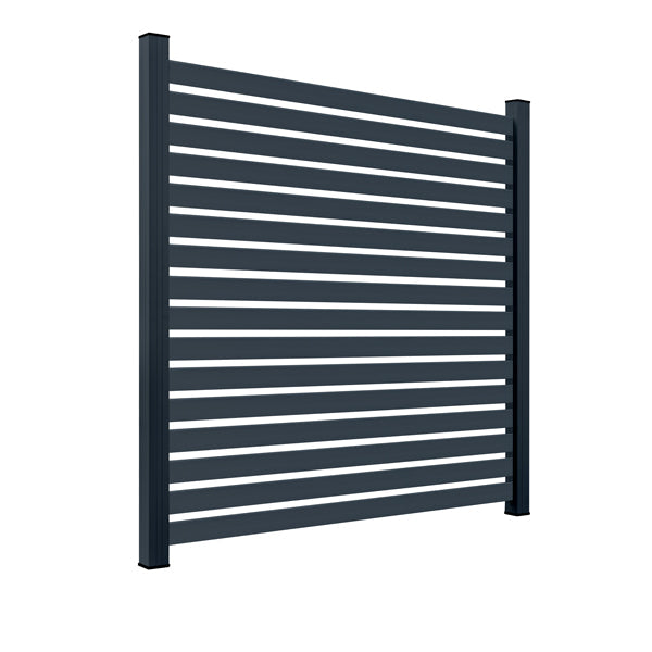 ModuLine Aluzaun MARIO Rechteck breit, Anthrazit