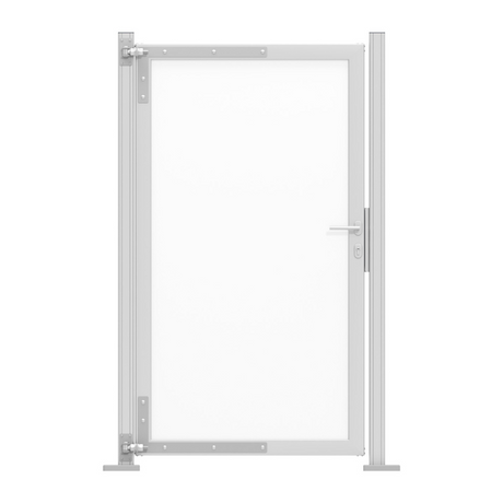 Alu-Torrahmen inkl. Befestigungen für WPC- und ALU Sichtschutzzaun