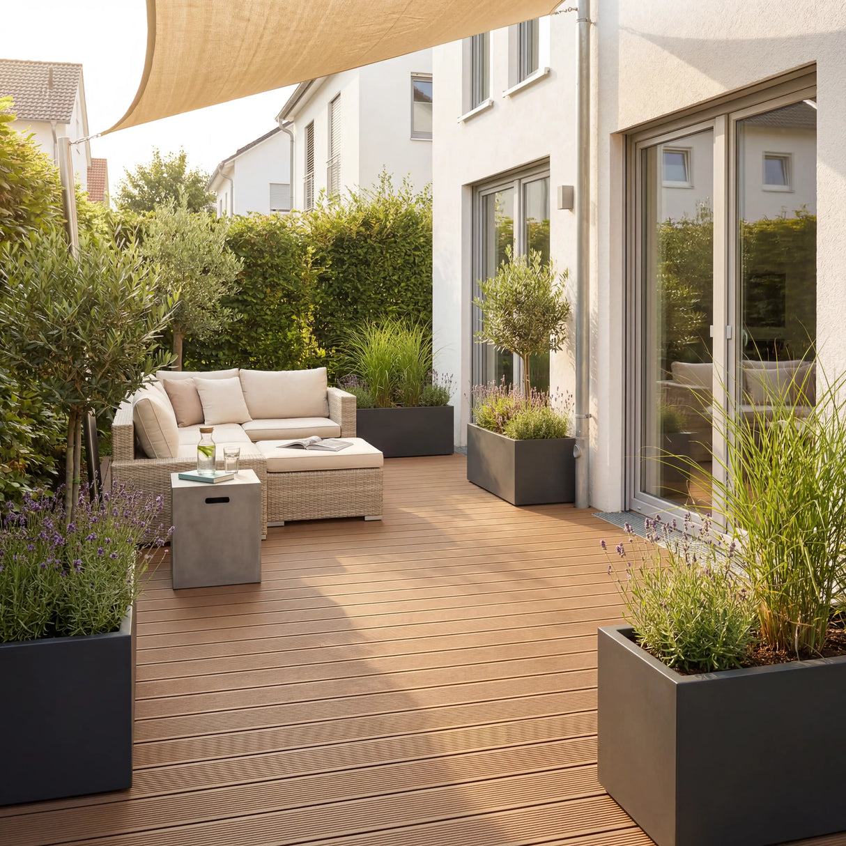 WPC Terrassendiele Massiv ECO Bangkirai