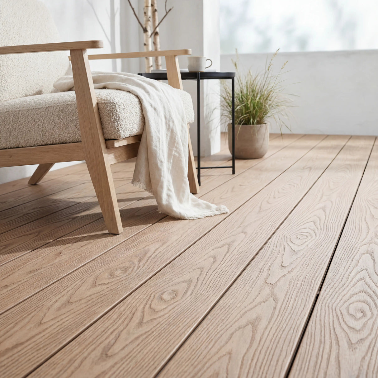 WPC Terrassendiele Massiv Terra Karamell