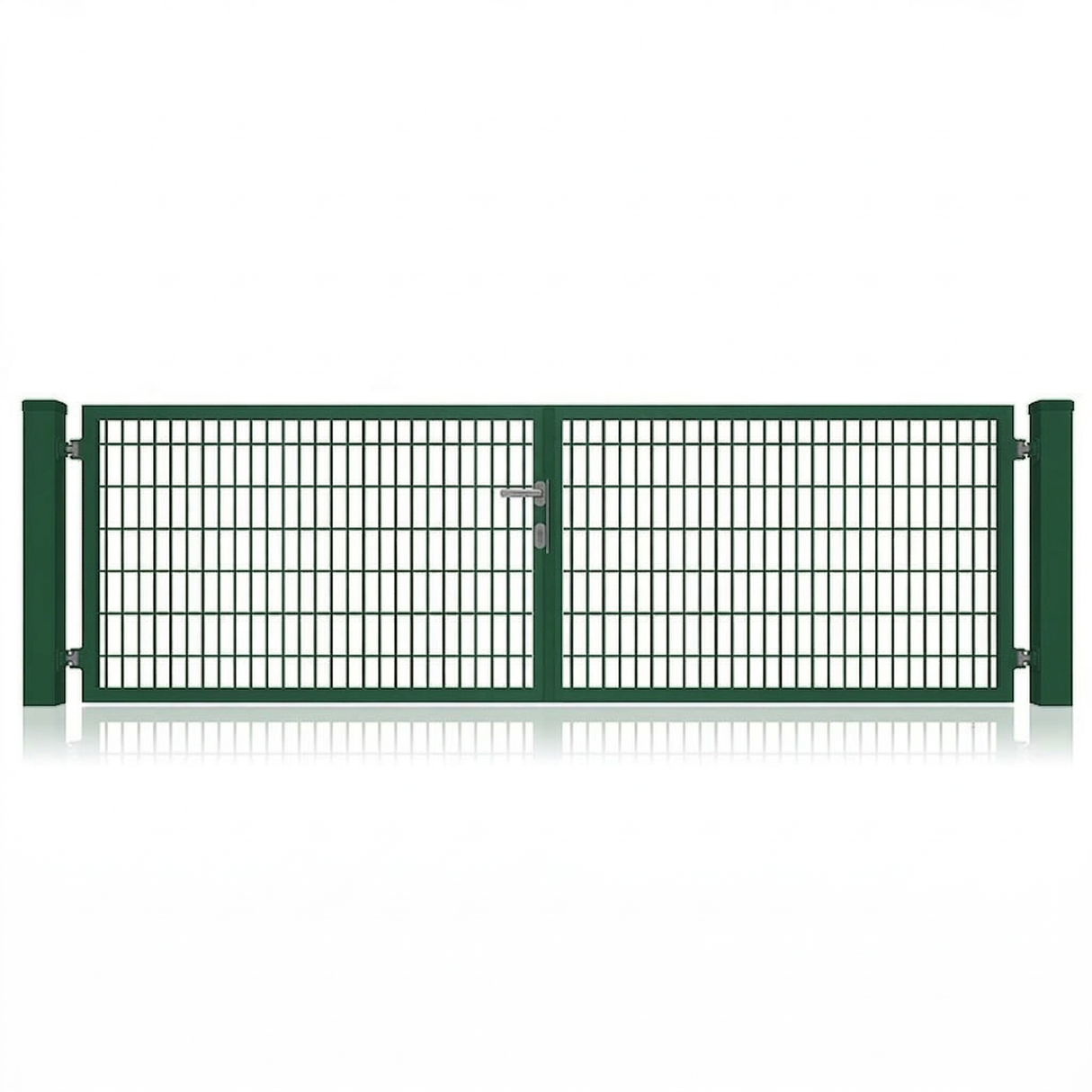 Doppelstabmattenzaun Tor zweiflügelig