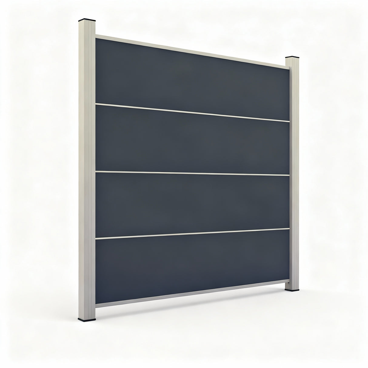 Aluminium Sichtschutzzaun Paneel Anthrazit 1800 × 446mm