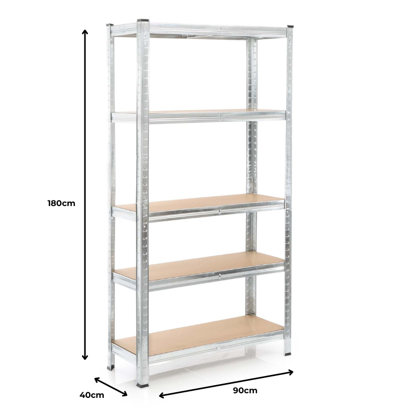 3x Schwerlastregal / Steckregal 180x90x40cm | 625kg Traglast