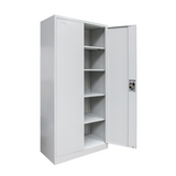 3er Set Stahlschrank XL 1950 x 900 x 450 cm lichtgrau