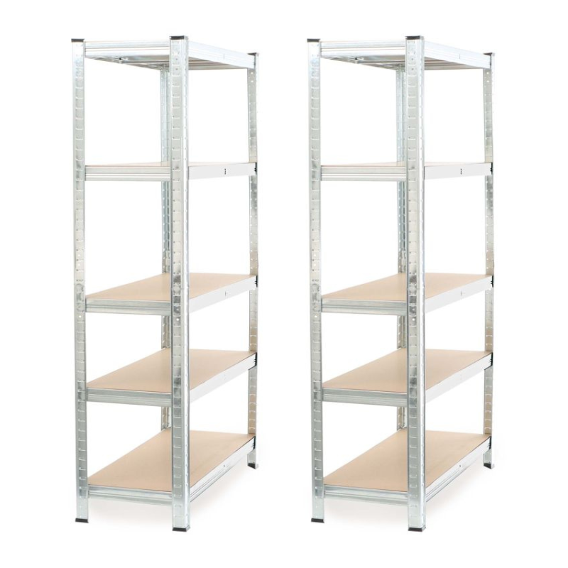 5x Schwerlastregal / Steckregal 180x90x40cm | 625kg Traglast