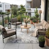 In- & Outdoor-Teppich Ash Grey waschbar