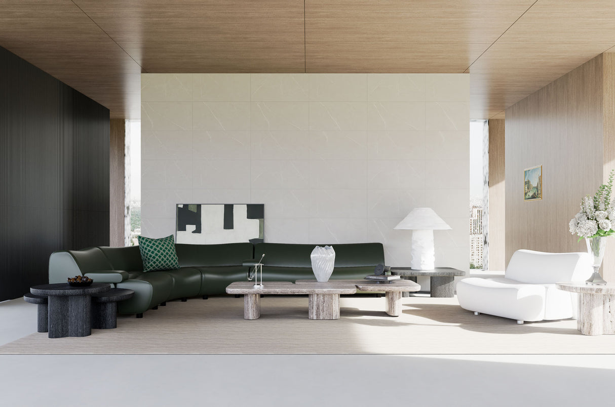 SPC-Wandverkleidung Beige Grau 800x400mm