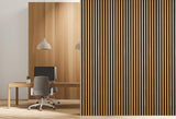 Akustikpaneel Premium Eiche – Filz Schwarz 244 × 60 cm