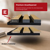 Akustikpaneel Premium Eiche – Filz Beige 244 × 60 cm
