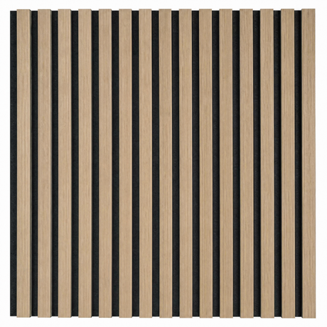 Akustikpaneel Premium Eiche – Filz Schwarz 244 × 60 cm