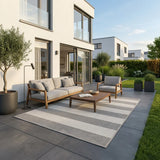 In- & Outdoor-Teppich Linear Grey waschbar