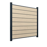 ModuLine Zaun-Komplettset ENZO, WPC Elfenbein