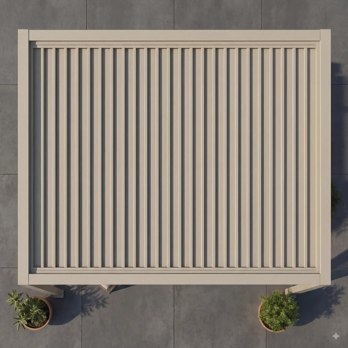 SkyShade Pro 3x4m Aluminium-Pergola mit LED & App-Steuerung – Seidengrau