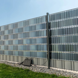 Solar-Sichtschutzstreifen System Übersicht für Doppelstabmattenzaun