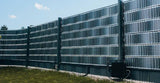 Solar-Sichtschutzstreifen im Doppelstabmattenzaun – Englputzeder