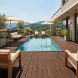 WPC Terrassendiele Hohlkammer Basic Kakao