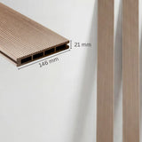 WPC Terrassendiele Hohlkammer Basic Teak