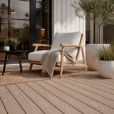 WPC Terrassendiele Hohlkammer Basic Teak