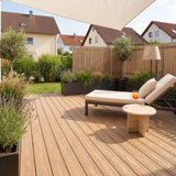 WPC Terrassendiele Hohlkammer Basic Teak