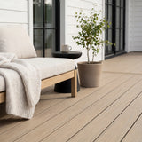 WPC Terrassendiele Massiv Antik Muskat