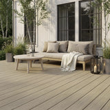 WPC Terrassendiele Massiv Antik Muskat