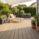 WPC Terrassendiele Massiv Antik Muskat