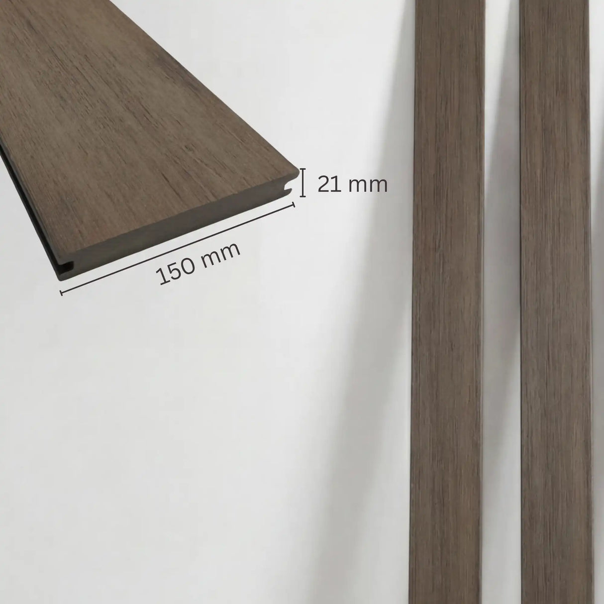 WPC Terrassendiele Massiv Antik Natur