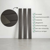 WPC Terrassendiele Massiv Antik Nero