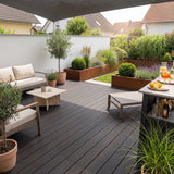 WPC Terrassendiele Massiv Antik Nero