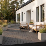 WPC Terrassendiele Massiv ECO Anthrazit