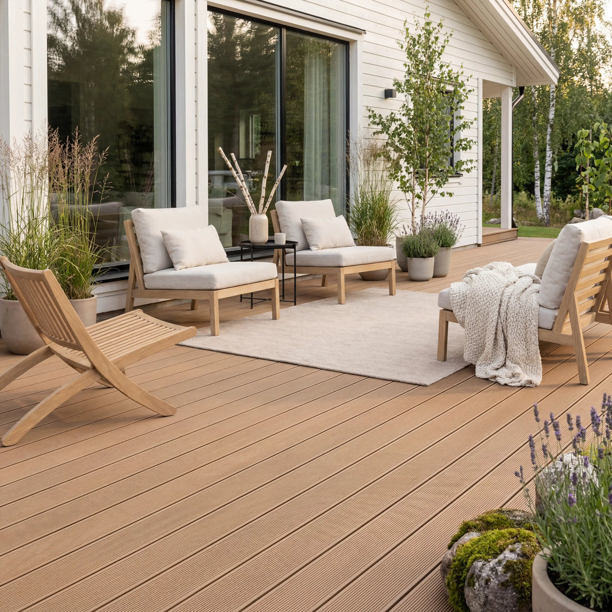 WPC Terrassendiele Massiv ECO Bangkirai