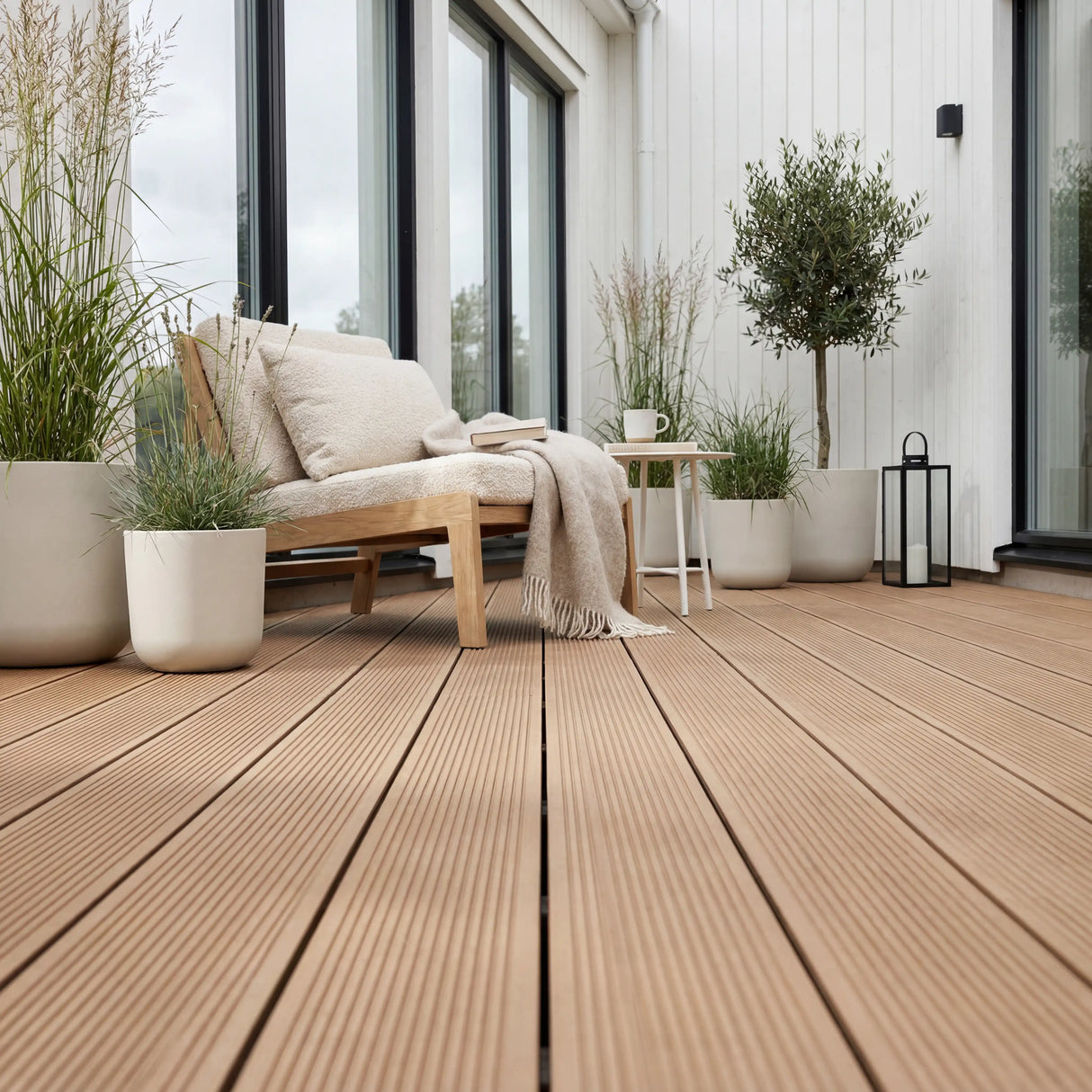 WPC Terrassendiele Massiv ECO Bangkirai
