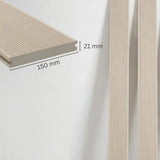 WPC Terrassendiele Massiv ECO Creme