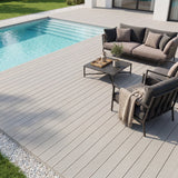 WPC Terrassendiele Massiv ECO Sand