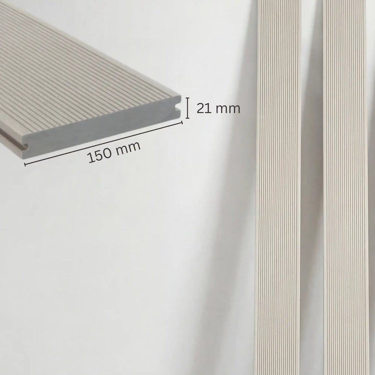 WPC Terrassendiele Massiv ECO Sand