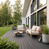 WPC Terrassendiele Massiv Terra Platin