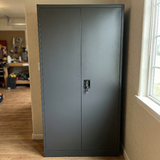 Stahlschrank XL Anthrazit 1950 x 900 x 450 cm