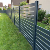 ModuLine Aluzaun MARIO Rechteck breit, Anthrazit