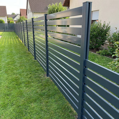 ModuLine Aluzaun MARIO Rechteck breit, Anthrazit