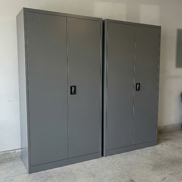 3er Set Stahlschrank XL Anthrazit 1950 x 900 x 450 cm