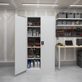 3er Set Stahlschrank 1800 x 900 x 400 mm