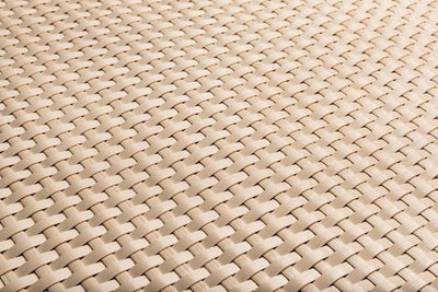 Zaun Sichtschutz Beige aus Rattan